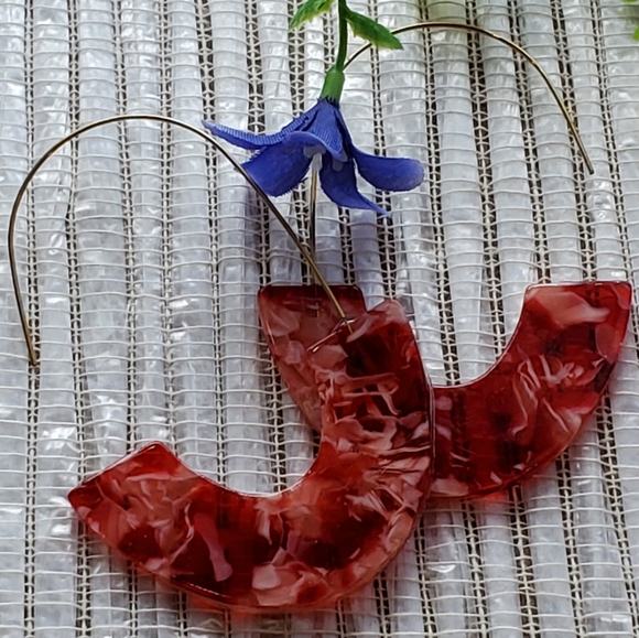 New fashion Wire Statement Acrylic Earrings - Picture 7 of 17